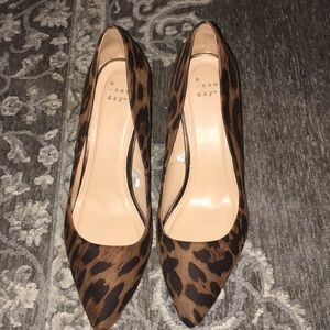 Animal leopard print 4 inch heel